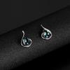 Water Drop Costume Cubic Zirconia Gold-plated Jewelry Set