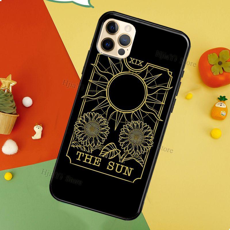 moon Tarot Mystery totem Case For iPhone 11 14 13 Pro Max 12 mini X XR XS MAX 6 6S 7 8 Plus 5S SE 2020 Phone Cover