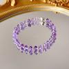 Niche high-end amethyst bracelet magnetic buckle jewelry for girlfriends gifts