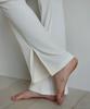 Debiweeo Layered Wrap Bootcut Pants (Set) Devi-B0084-White