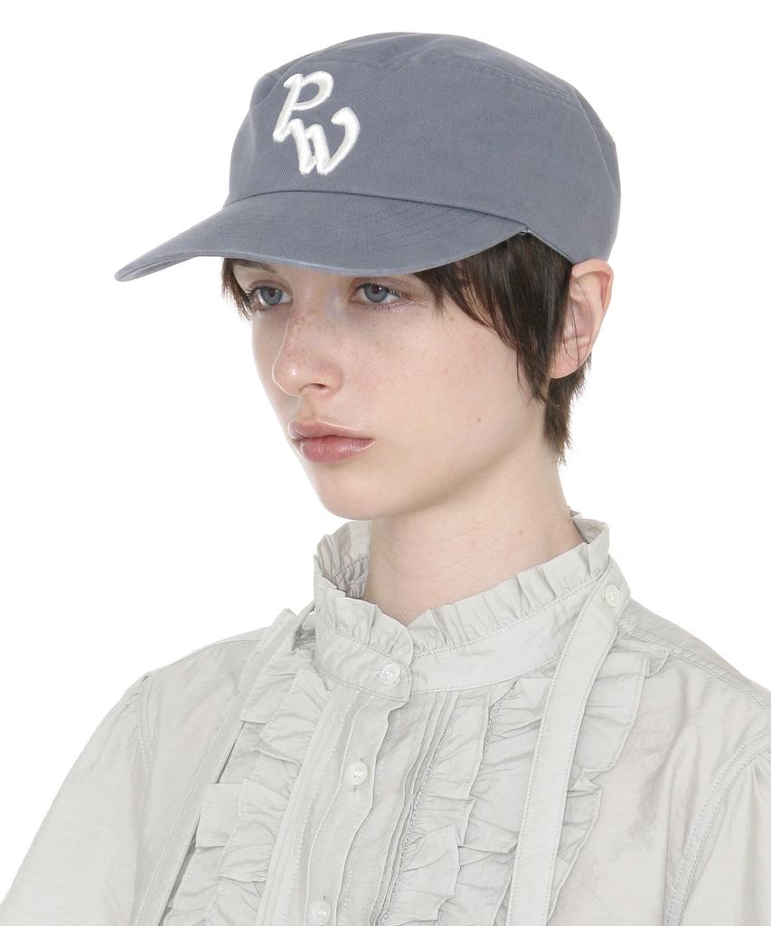 PARTIMENTO WOMEN Pw Symbol Pillbox Cap_Pastel Blue