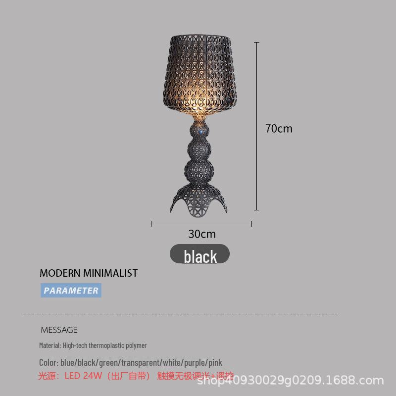 

Итальянская современная скандинавская настольная лампа из винного стекла для гостиной, спальни или кабинета