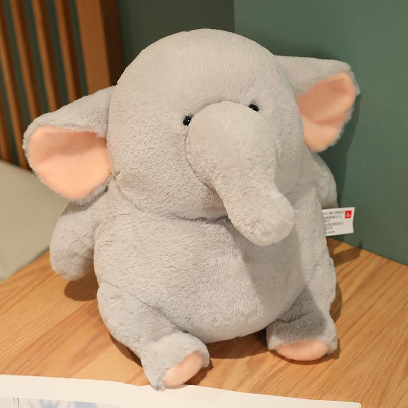 Favorite Toy Unisex Chubby Dinosaur Plush Toy Cute Fat Dump Pig Stuffed Animals Plushie Panda Bear Soft Furry Polar Bear Doll Sleep Hug Gift