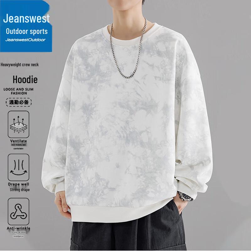 Jeanswest Men's Round Neck Casual Sweatshirt