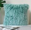 18" Soft Fur Double Faced Plush Throw Pillow Cases Home Decor Sofa Cushion Cover