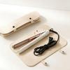 Hair Straightener Bag Styling Tool Straightener Organizer Flat Iron Travel Case Heat Insulation Mat for Brush Attachments