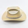 Western Style Cowboy Hat Fashion Roll Up Brim Party Dress Fedora Hat Festival Costume Party Play Cowgirl Hat