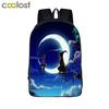 Trendy Youthful Colorful Galaxy Space Cat Dog Animal School Bags Notebook Backpacks 3D Printed Oxford Waterproof Travel Bags