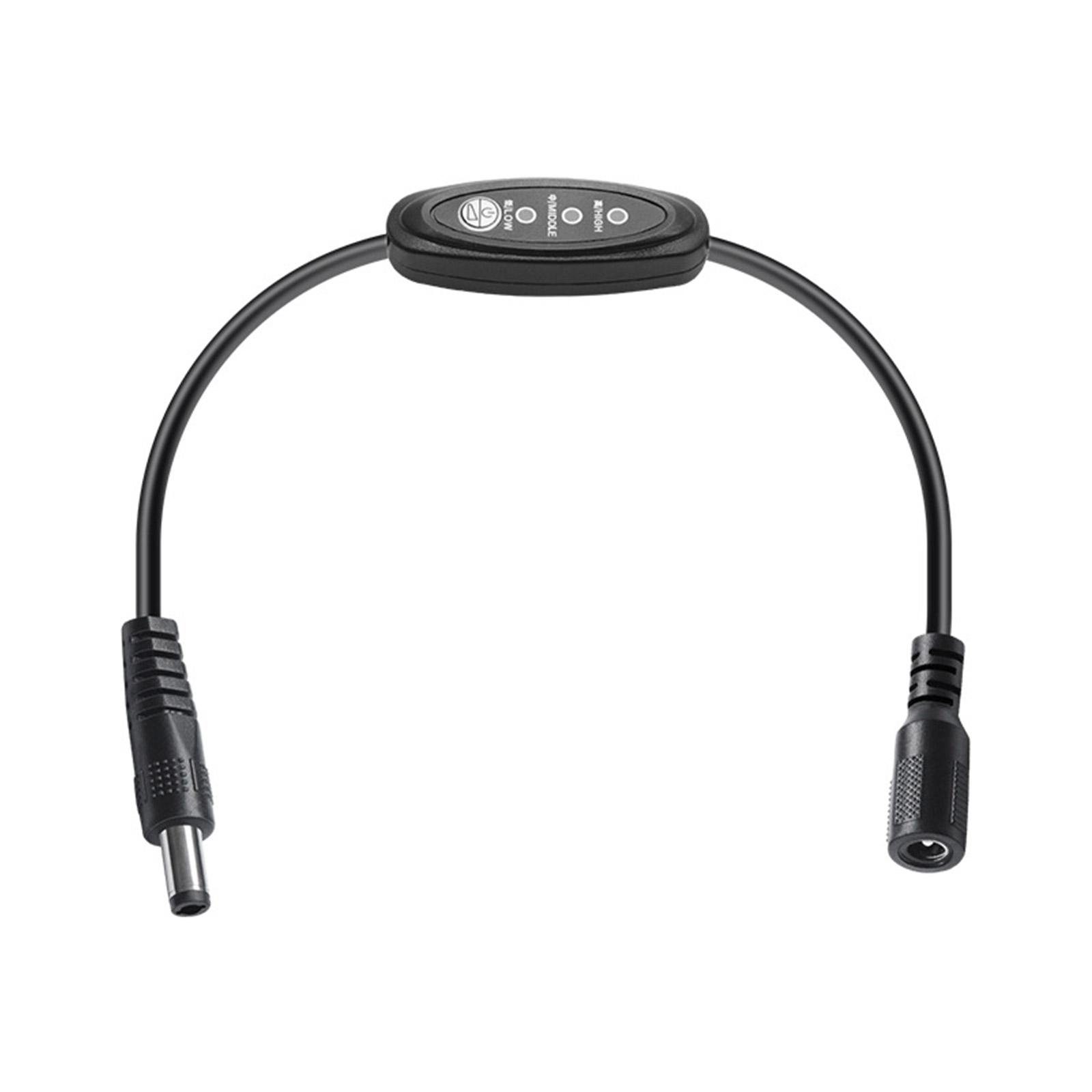 

Регулятор скорости вращения вентилятора для 5-вольтового охлаждающего вентилятора 5,5x2,1 мм «мама-папа» для проектов по выпуску вытяжной вентиляции охлаждения