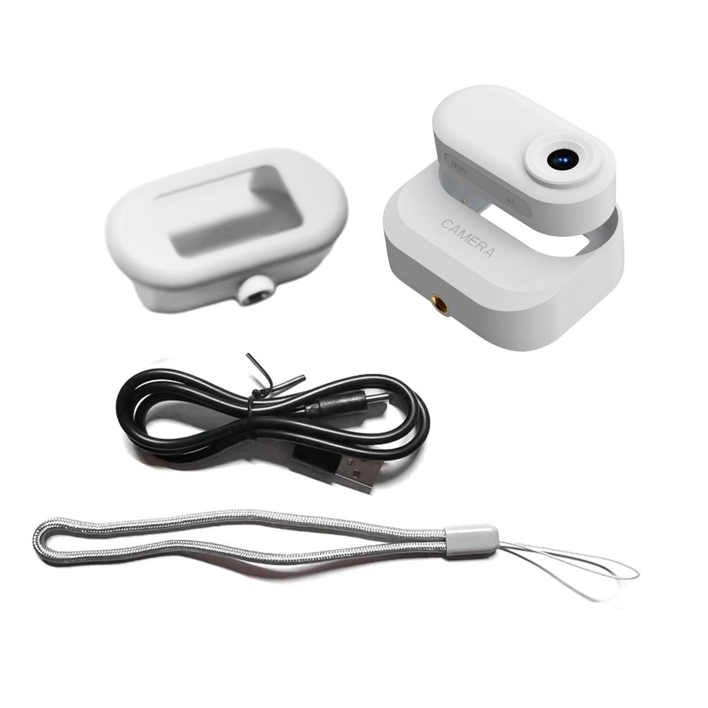 1080P Mini Sports Camera Tiny Action Camera with 1.47 Inch IPS Screen 130° Wide Angle Lens with Battery Charging Case 32GB TF Ca