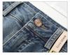Women's High Waist Slimming Rolled Hem Denim Cigarette Pants - 2024 Autumn Fashion Straight Leg Crop