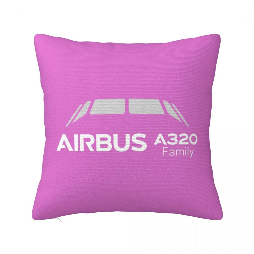 A320 Family Square Pillowcase Cushion Cover Pillow Case Throw Pillow Cover for Home Sofa Living Room