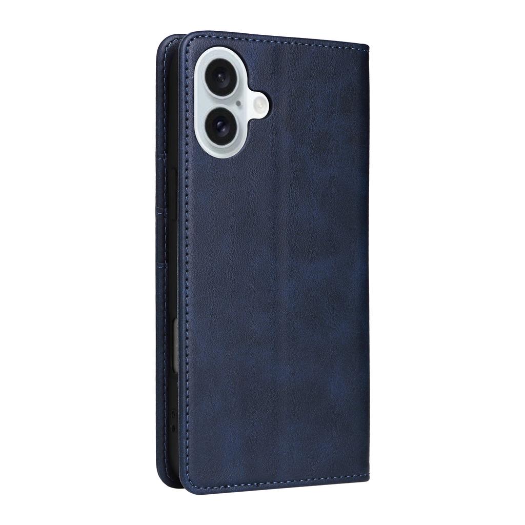 For iPhone 16 Plus Case Leather Phone Cover with RFID Blocking Wallet