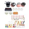 Kitchen Play Set Play House Toys Induction Cooker Playset With Realistic Sounds Kids Kitchen Accessories Set With For Toddlers