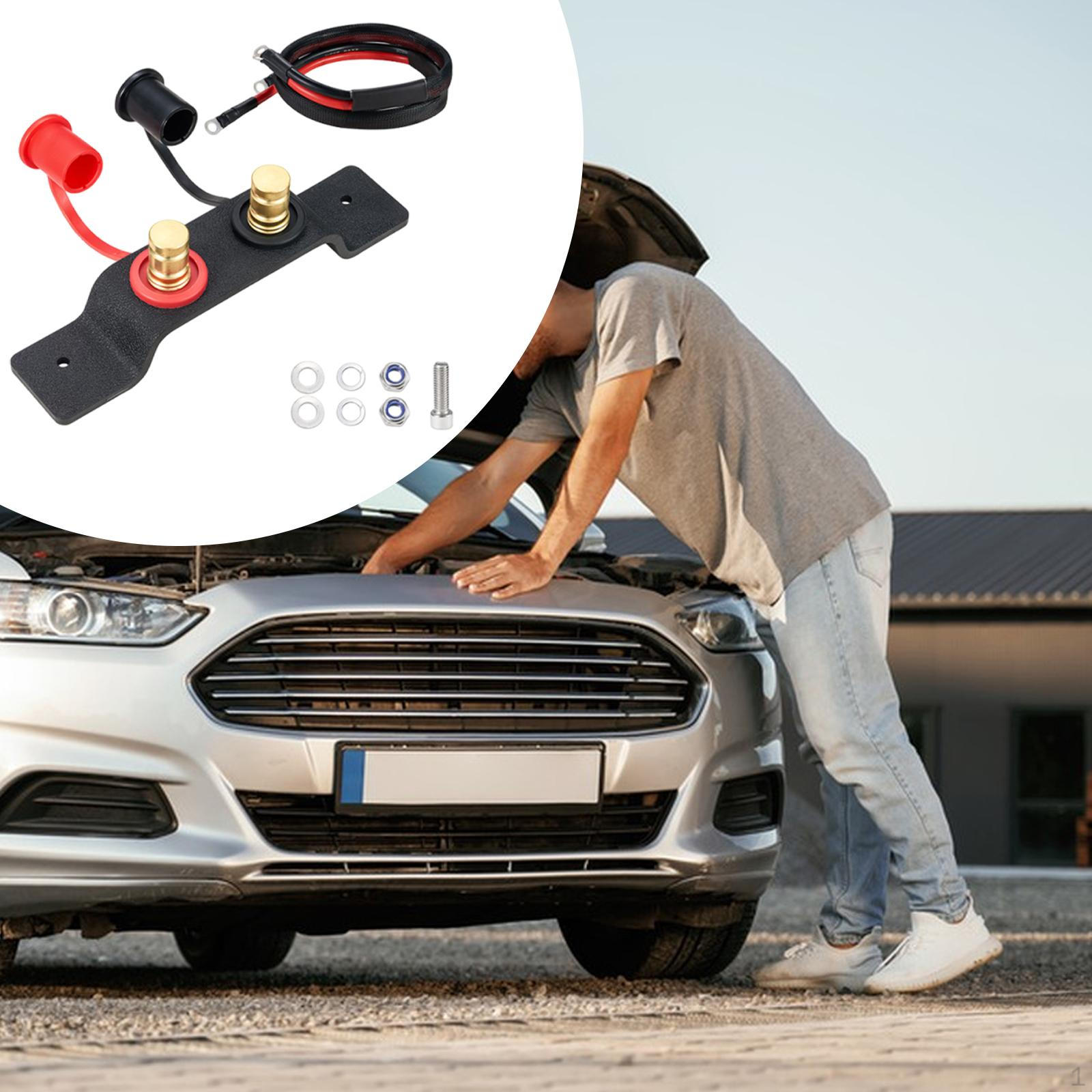 Remote Terminals Charging Post Car Battery Cable Extend Strong Terminal