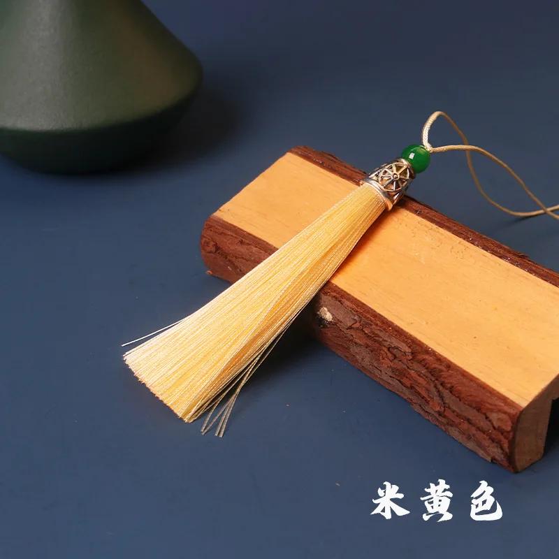 5pcs/Pack 10cm Multicolor Cotton Silk Tassel Cords Brush for Earrings Charm Pendant Tassel Fringe DIY Jewelry Making