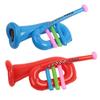 1pc Random Colour Hot Sale Infatable Trumpet Toy Novelty PVC Air Trumpet Educational Toys for Children Party Supplies Outdoor Activities