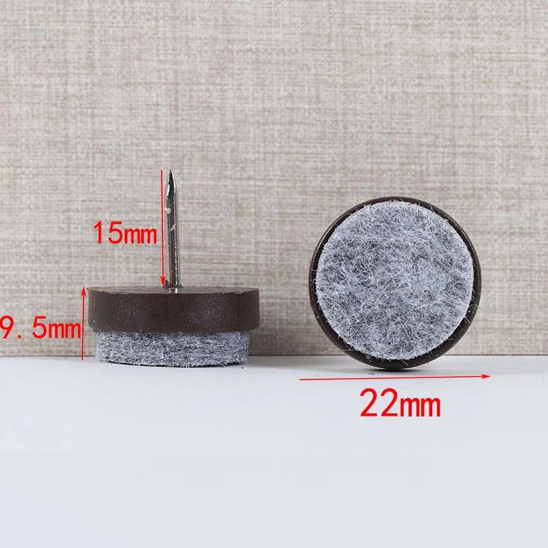 Home Floor Protection Tables, Chairs, Sofas, Foot Mats, Silent Pads, 20 Pieces Of Furniture Foot Mats,14-28Mm Circular Felt Pads