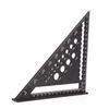 Aluminum Alloy 45° Try Square Woodworking Angle Ruler