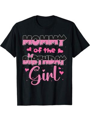 T-shirt d'anniversaire pour maman de la personne qui fête son anniversaire, design adorable pour maman, papa et famille