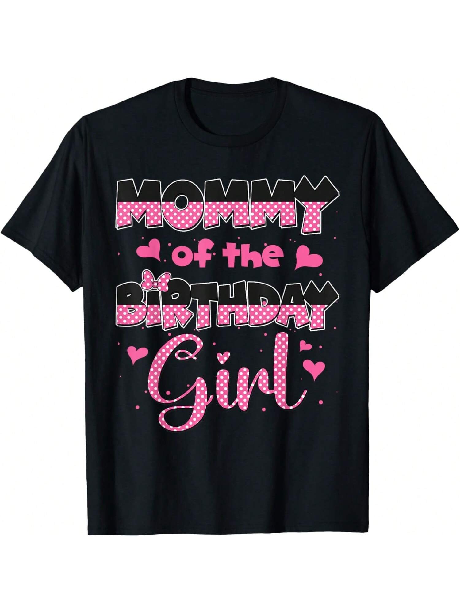 

Camiseta de cumpleaños para mamá de la cumpleañera, adorable diseño para mamá, papá y familia XXXXXL чёрный