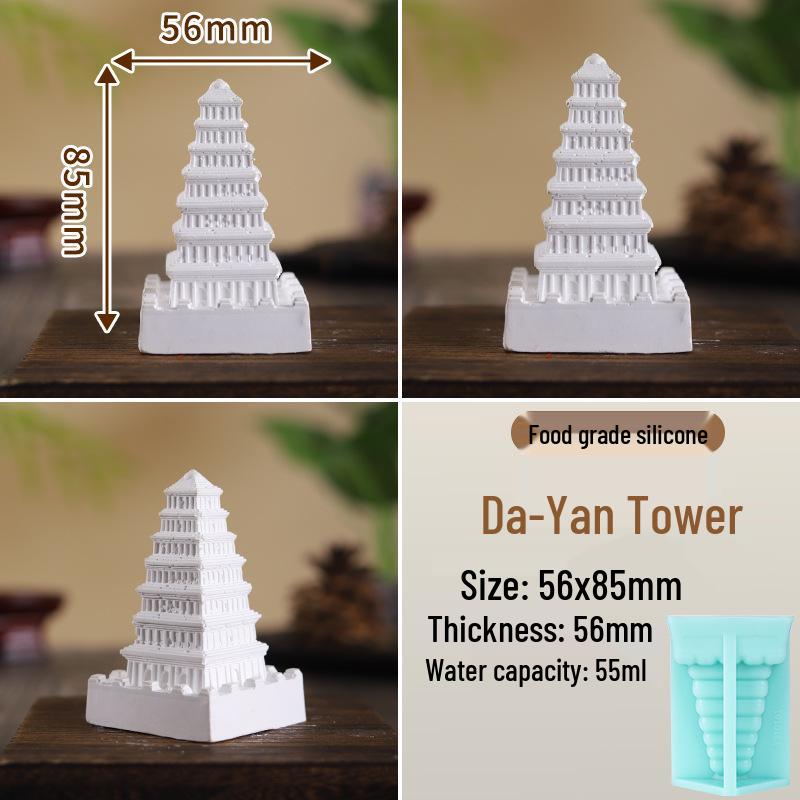 Silicone Plaster Mold DIY Embossed Pattern Tool for Aroma Doll Ornaments and Diffuser Stones