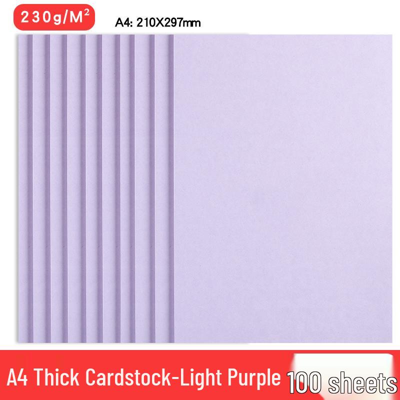 A4 Black & White Thickened Cardstock for Student & Kinder Crafts, 8K/4K/A3 Drawing Paper