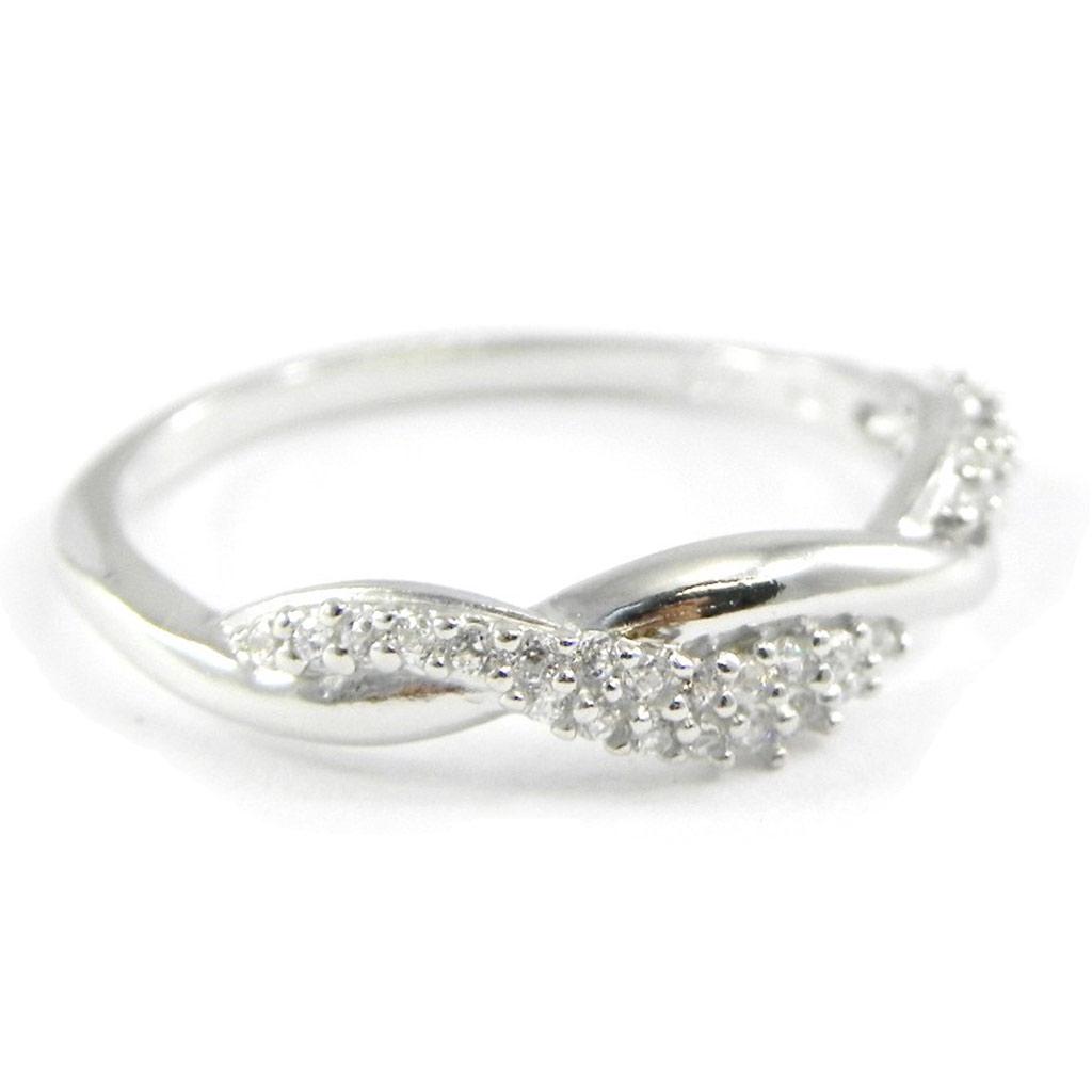 Silver Ring 'Goddess' White Silver (rhodium) - 5 Mm