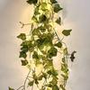 String Light Attractive High Simulation Eco-friendly Vine String Light Faux Greenery Leaves Fairy Night Light Vine String Light