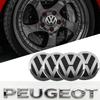 KUDFZ1 Car Wheel Center Hub Cap Stickers Accessories  For VW Golf Amarok T5 Phaeton Teramont ID3 Tiguan T-Cross Passat Magotan Arteon
