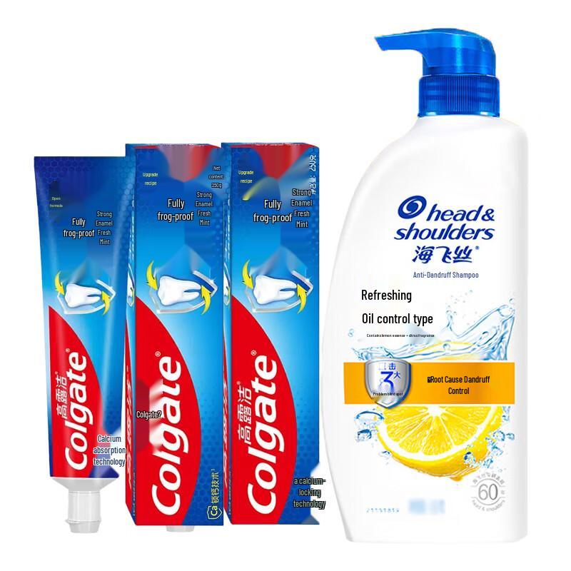 Colgate Family Oral & Hair Care Bundle