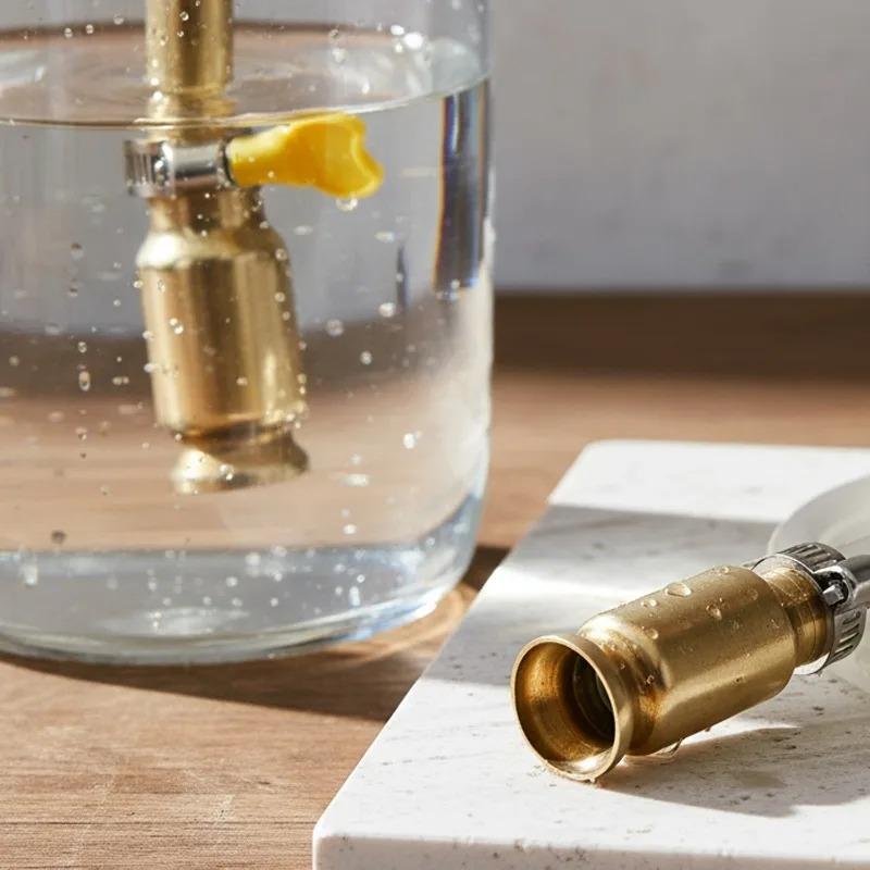 Messing Manuelle Kraftstoffförderpumpe Siphon Schlauch Kit für Diesel Benzin Öl Wasser Schneller Durchfluss Handpumpe für Auto Boot Tankentleerung Entlüftung