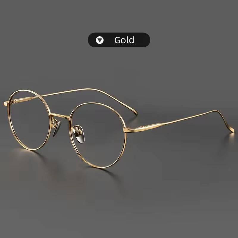 

Retro Pure Titanium Prescription Glasses Men Square Anti Blue Light Photochromic Progressive Eyewear Optical Myopia Eyeglasses Single Version&1.56&Anti Blue Ray золотой