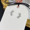 Simple Three Flowers Stud Earrings Cute and Sweet Fashion Women Stud Earrings Jewelry