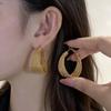 Exaggerated Geometric Multi-layer Hoop Earrings, Gold Color Big Line Dangle Drop Earrings Fashion Jewelry Gifts for Women