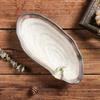 Oyster Shell Plates Creative Shell Shape Ceramic Tableware Sushi Dishes Snacks Specialty Plates Japanese Decoration Dish