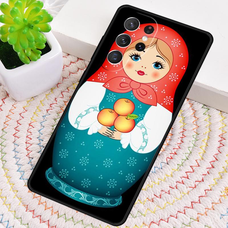 Russian Nesting Doll TPU Phone Case For Samsung Galaxy note 10 pro S26 S25 S24 S23 S22 Ultra Plus S21 FE S20 Shockproof Cover