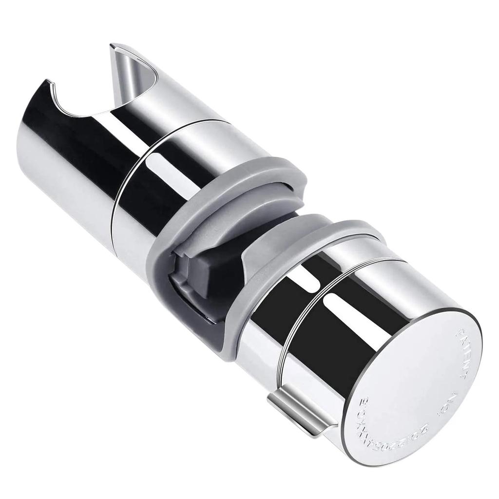 Replacement Hand Shower Bracket for Slide Bar 18-25mm Adjustable Rail Shower Head Holder Replacement 360 Rotating Sprayer Holder