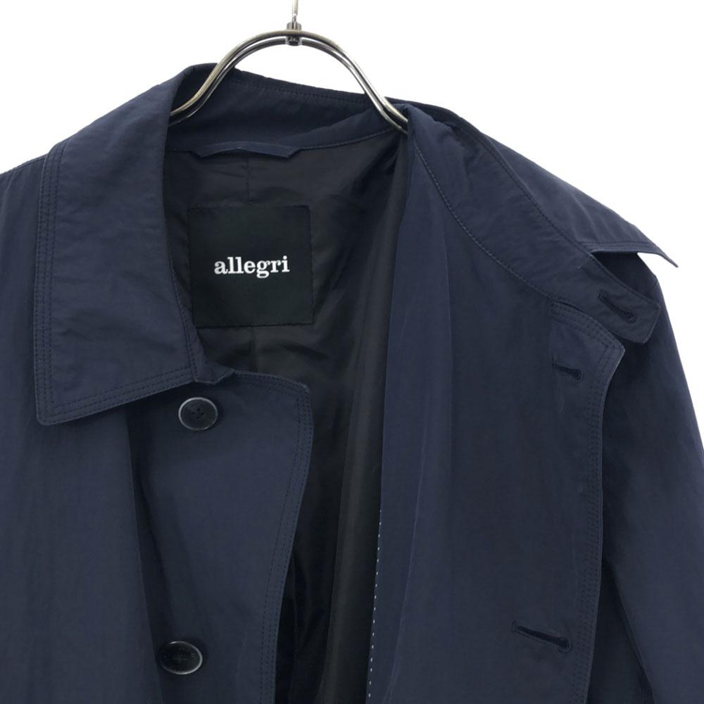 Allegri Sanyo Shokai trench coat 48 Navy Men's Used