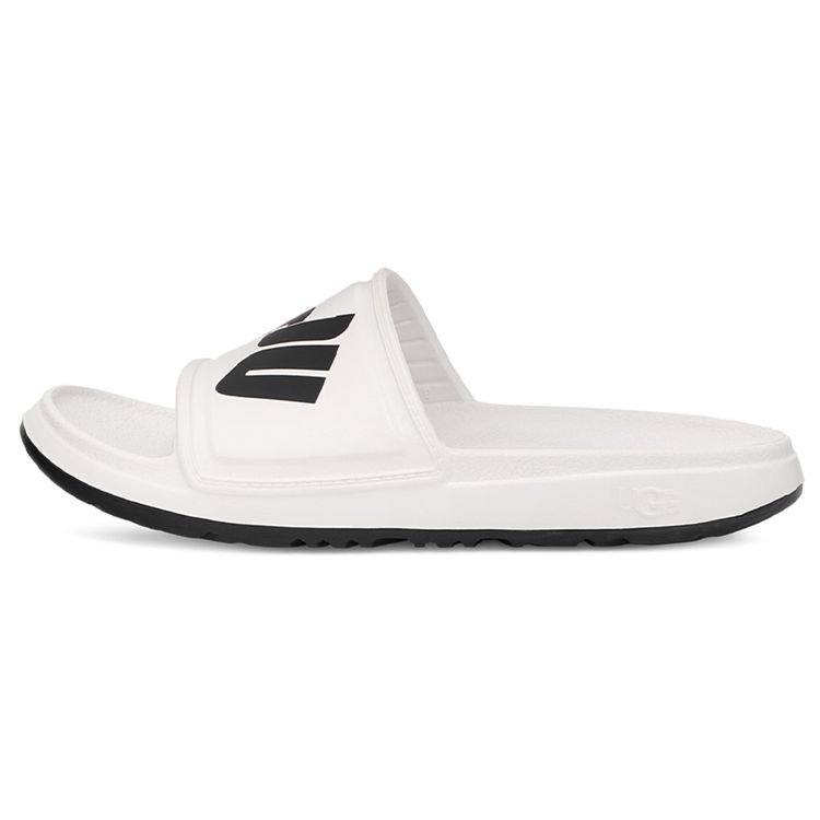 UGG Men s Logo Slide Sandal  White  1129111-WHT 40
