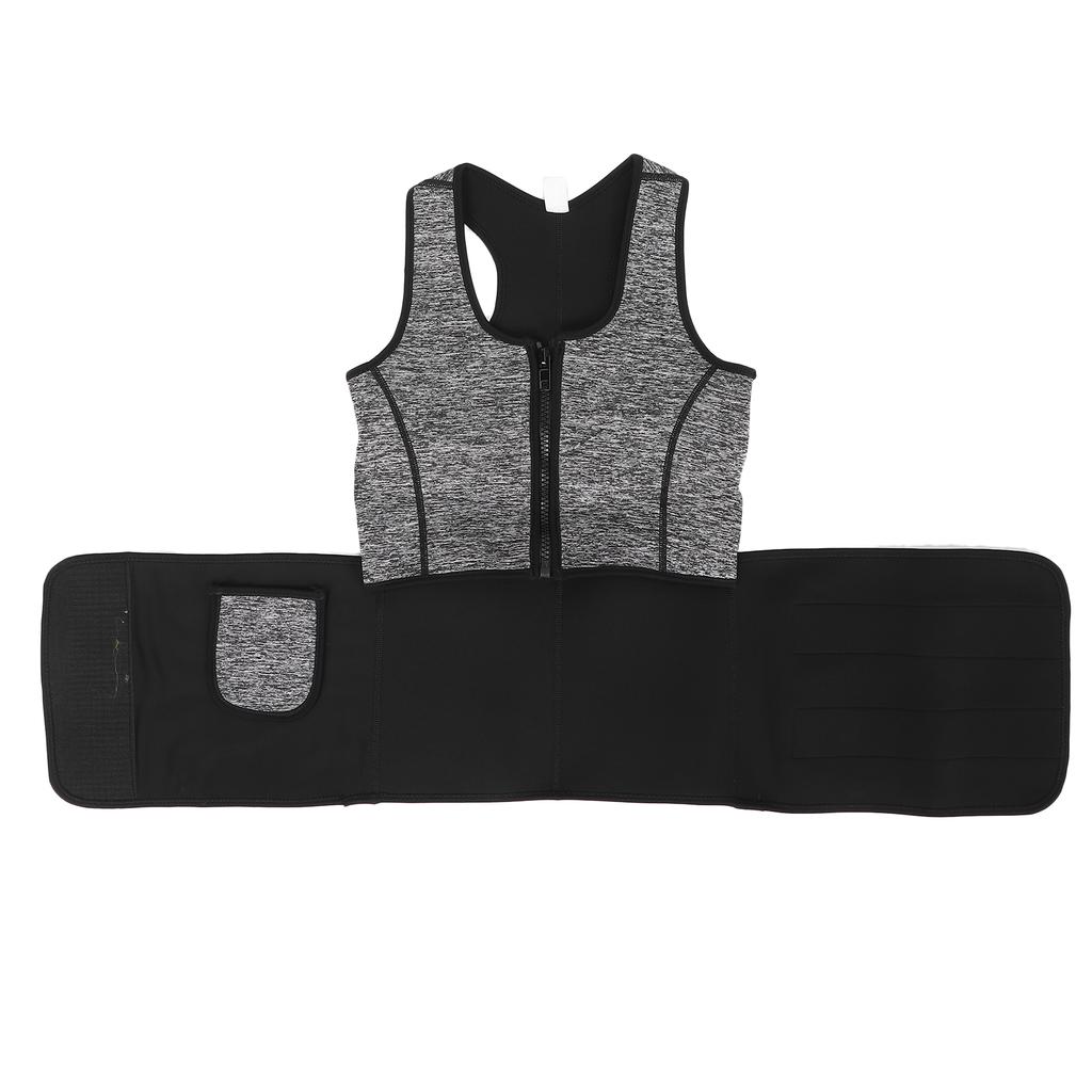 Sweat Sauna Suit Vest Yoga Workout Body Corset Sauna Fat Burner Cincher for Women