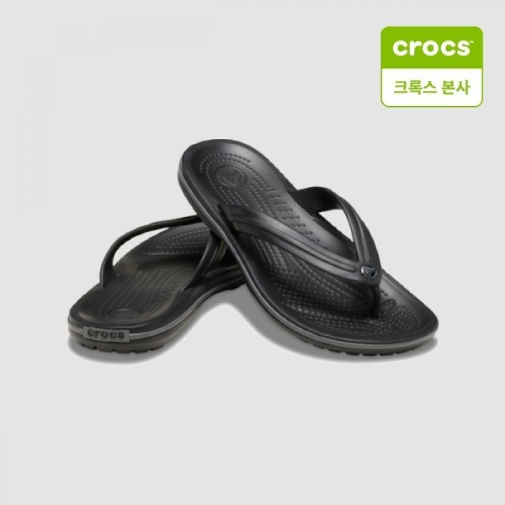 Кроксы Унисекс Crocband Flip Черный Сланцево-серый 11033 0dd blacks/M6W8(250mm)