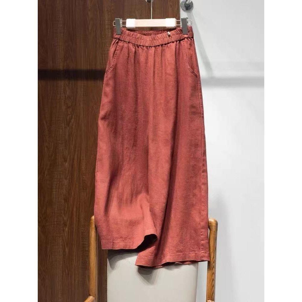 

Women s Black High-Waisted Wide-Leg Pants: Comfortable, Slimming, Loose, Versatile, Nine-Point Length, Straight-Leg Design 2XL [145-160 lbs]