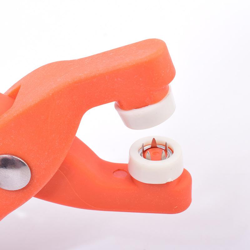 1 Set Solid Snap Fasteners Kit Plier Tool Colour Metal Snap Sewing Button Claw Kits For Installing Clothes Bags