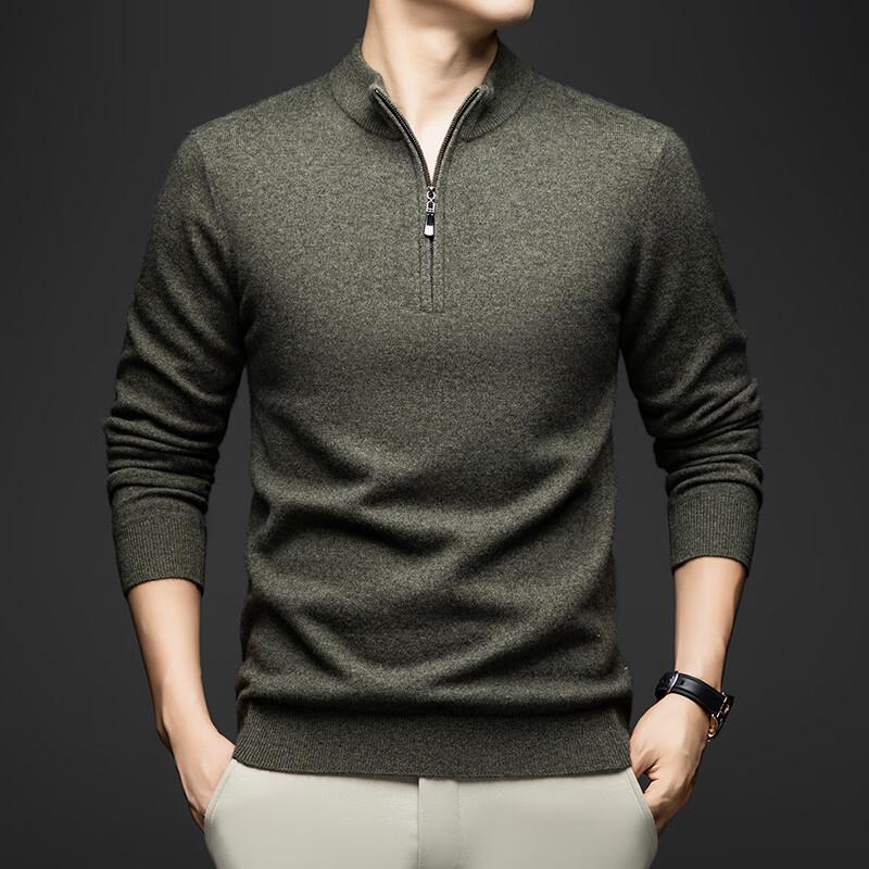 Firstview Men s Cashmere Wool Blend Long Sleeve Sweater 2XL