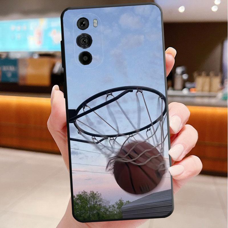 

I love basketball Sport Funda Phone Case For Motorola Edge 50 40 Pro 60 50 40 30 Ultra Neo Fusion Moto G Play G Stylus G Power G Moto Edge 40