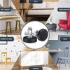 96 PCS M6 Thread Adjustable Furniture Levelers Screw In Chair Feet Adjustable Furniture Feet Leg Levelers-B61B