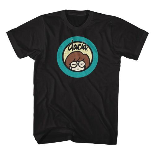 MTV Daria Logo Black T-Shirt Unisex T-Shirt M