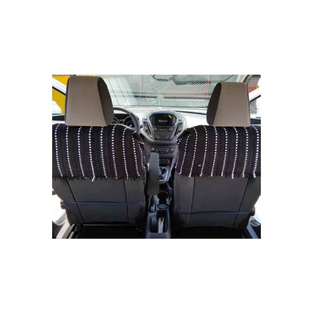 Anti-sweat Car Rug Front 2 Pilots And Back Seat Pave Set Of 3 Cotton