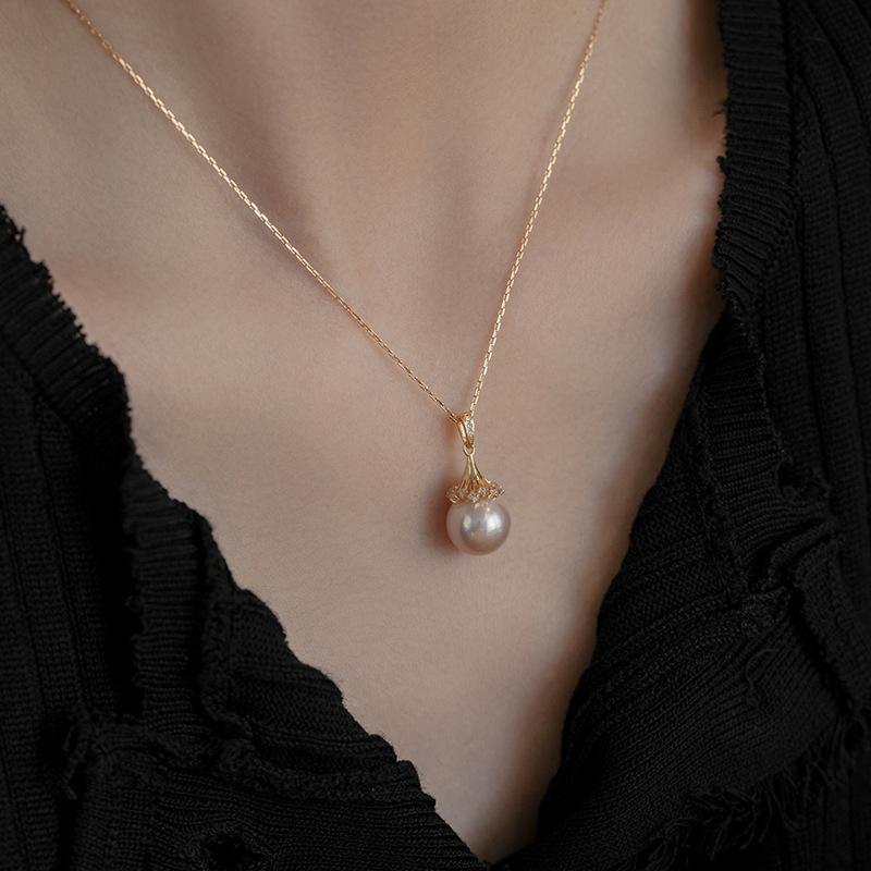 Simple Choker Pearl Necklace Light Luxury Versatile Exquisite Niche High-End Collarbone Chain
